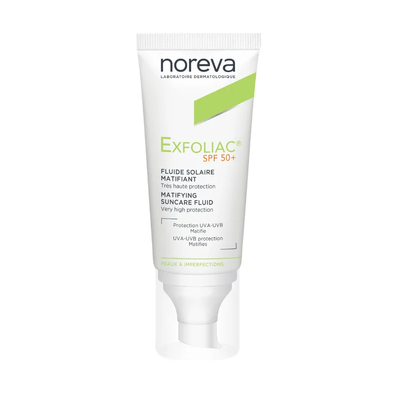 NOREVA EXFOLIAC FLUID SPF 50+ 40ML