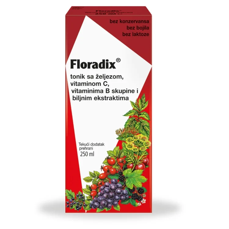 FLORADIX TONIK SA ŽELJEZOM 250ML