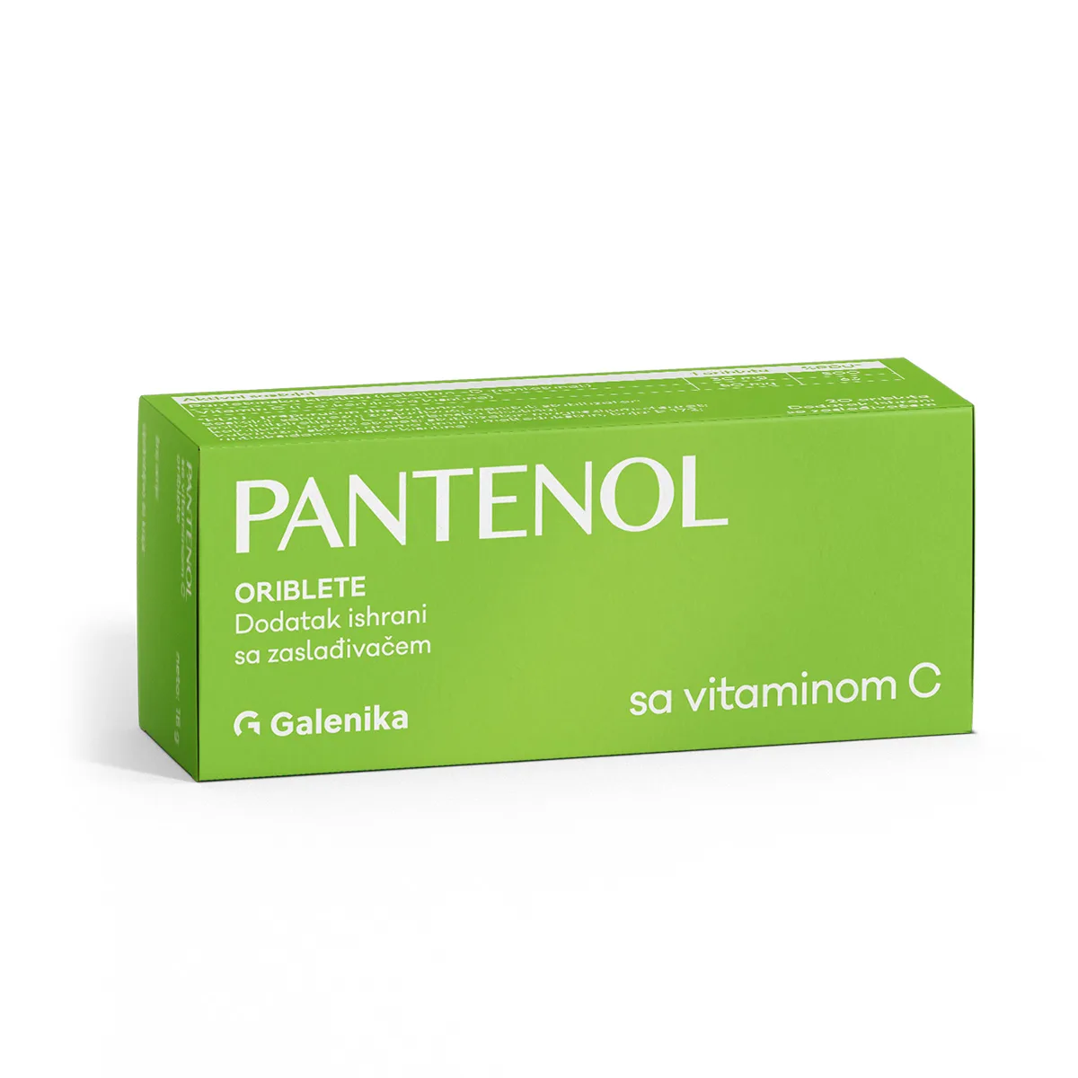 PANTENOL ORIBLETE SA VIT C A20