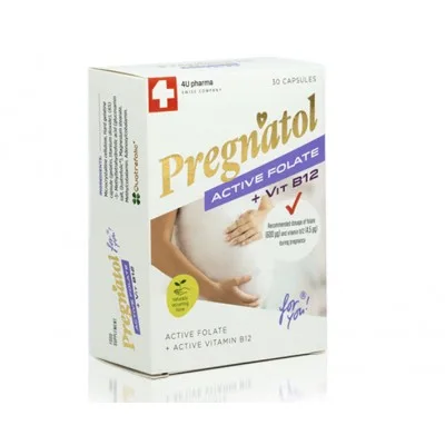 PREGNATOL ACTIVE FOLAT+B12 CPS.A30