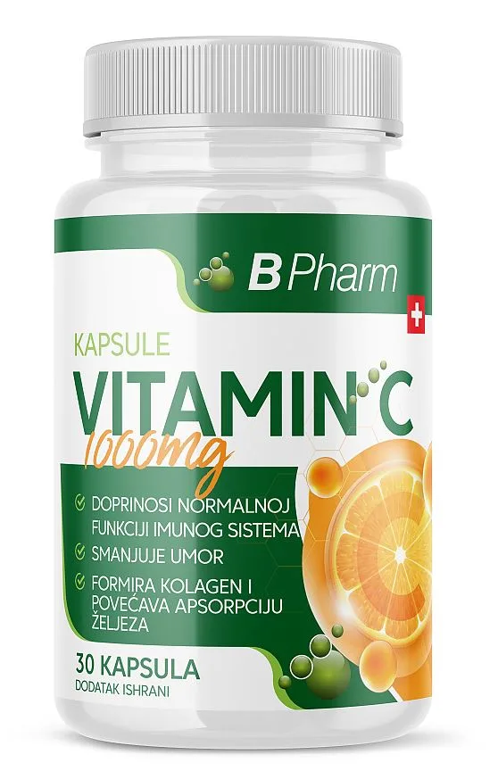 BPHARM VITAMIN C CPS 30X1000MG