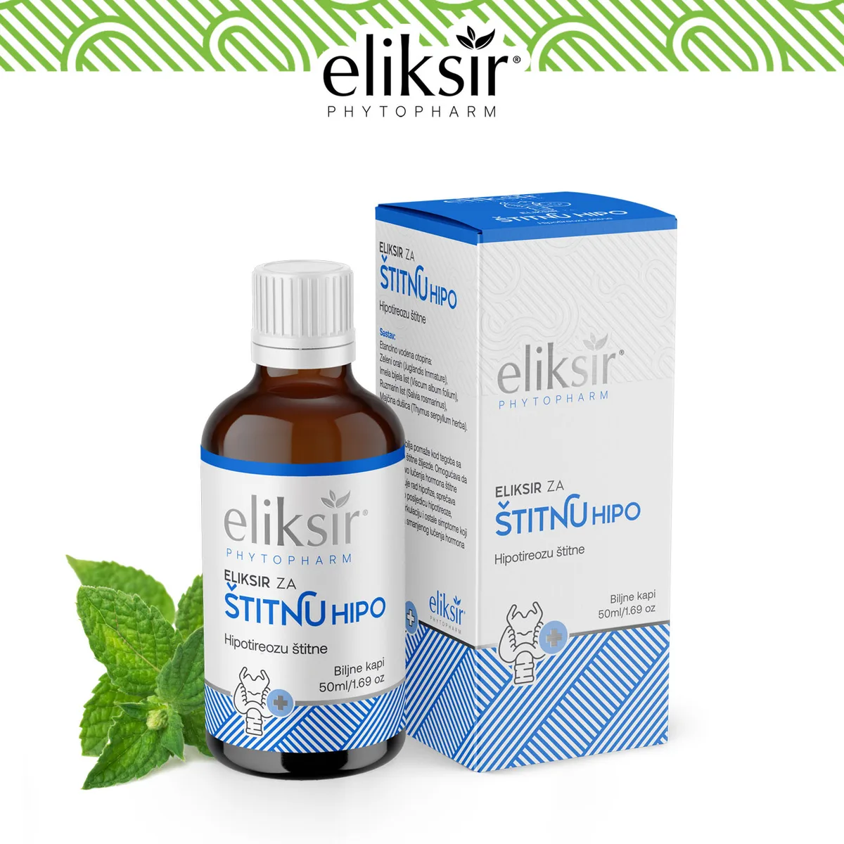 ELIKSIR KAPI ZA ŠTITNU - HIPO 50ML
