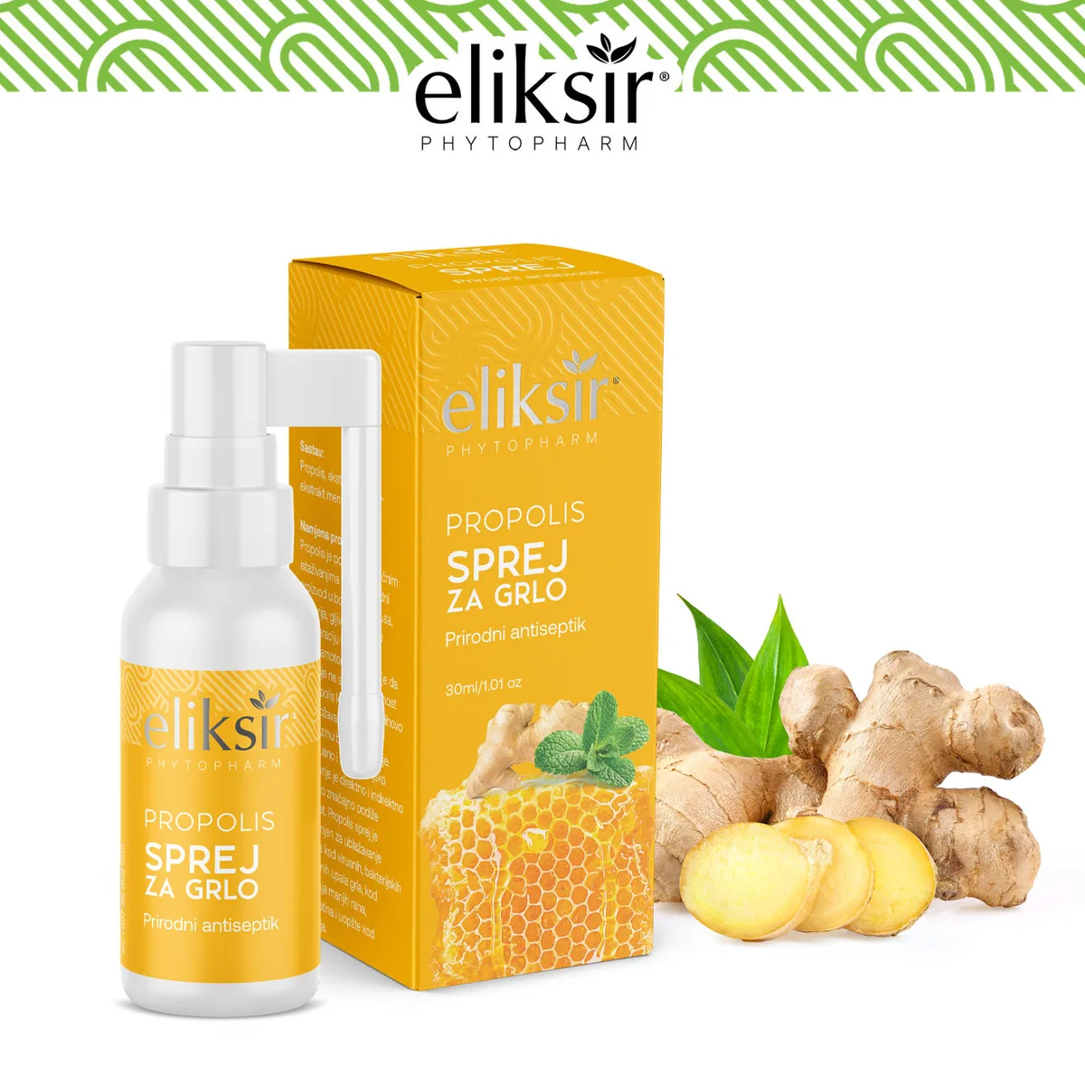 ELIKSIR PROPOLIS SPREJ ZA GRLO ZA ODRASLE 30ML