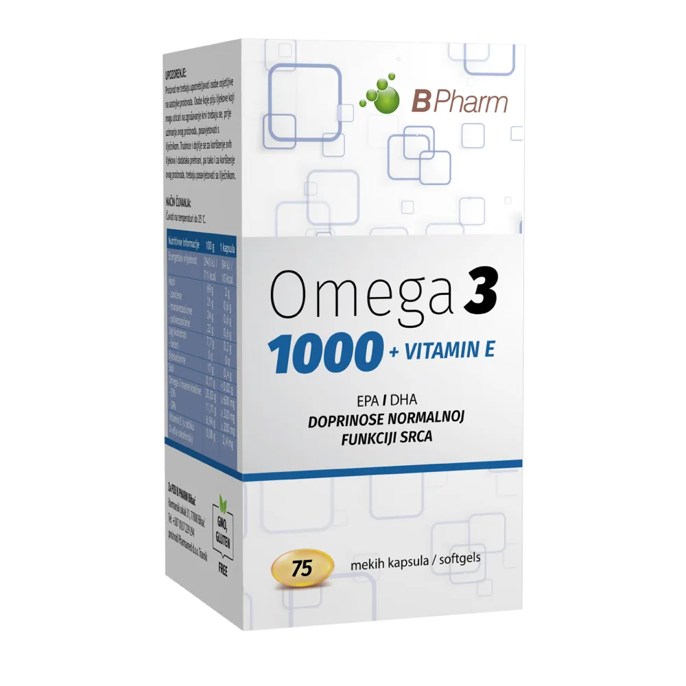 BPHARM OMEGA 3 75x1000MG