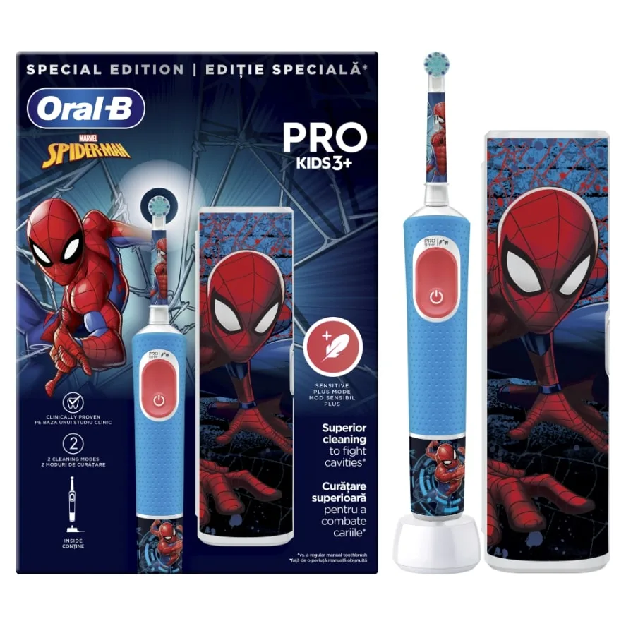 ORAL B ELEKTRIČNA ČETKICA ZA ZUBE D103 VITAL SPIDERMAN