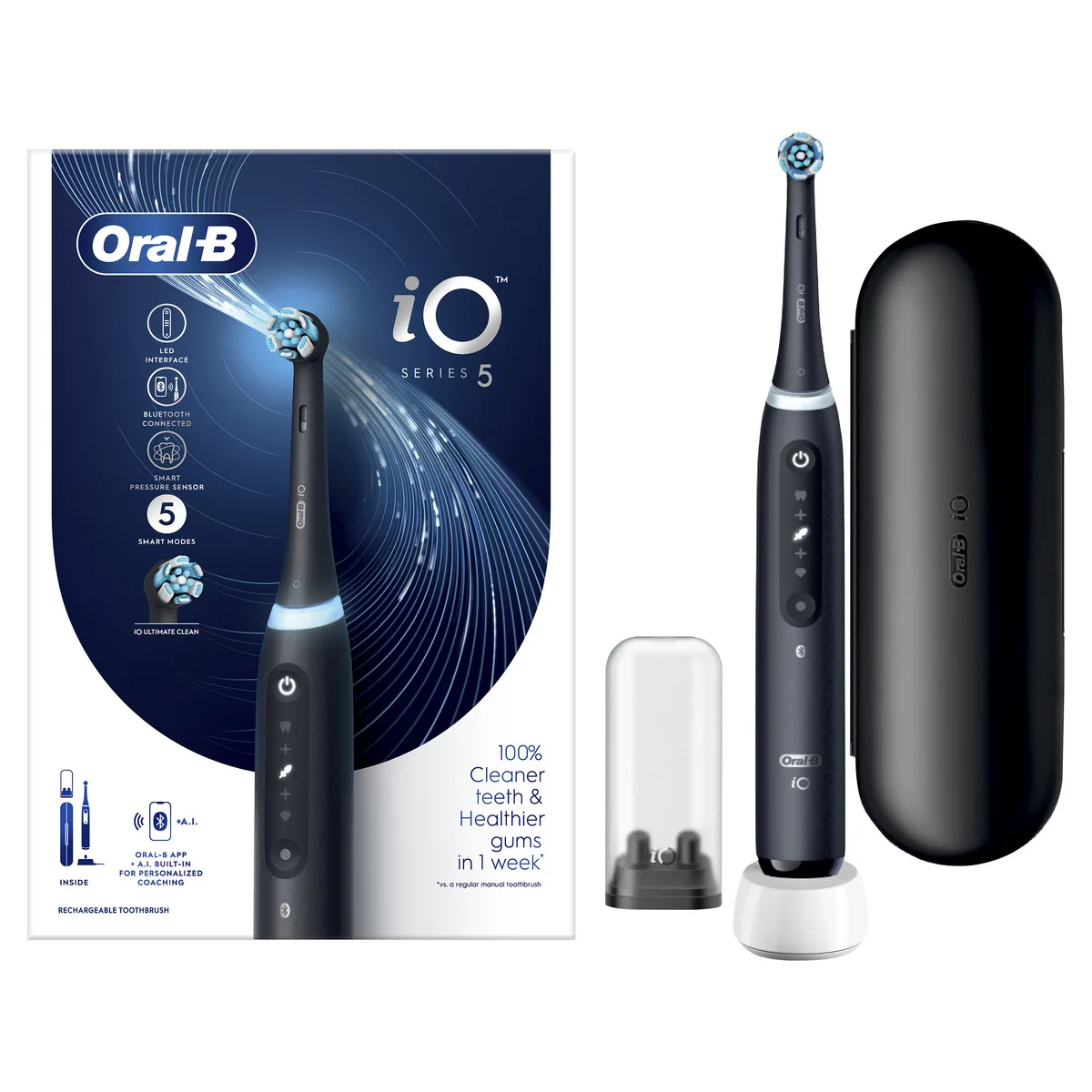 ORAL B ELEKTRIČNA ČETKICA ZA ZUBE iO SERIES BLACK