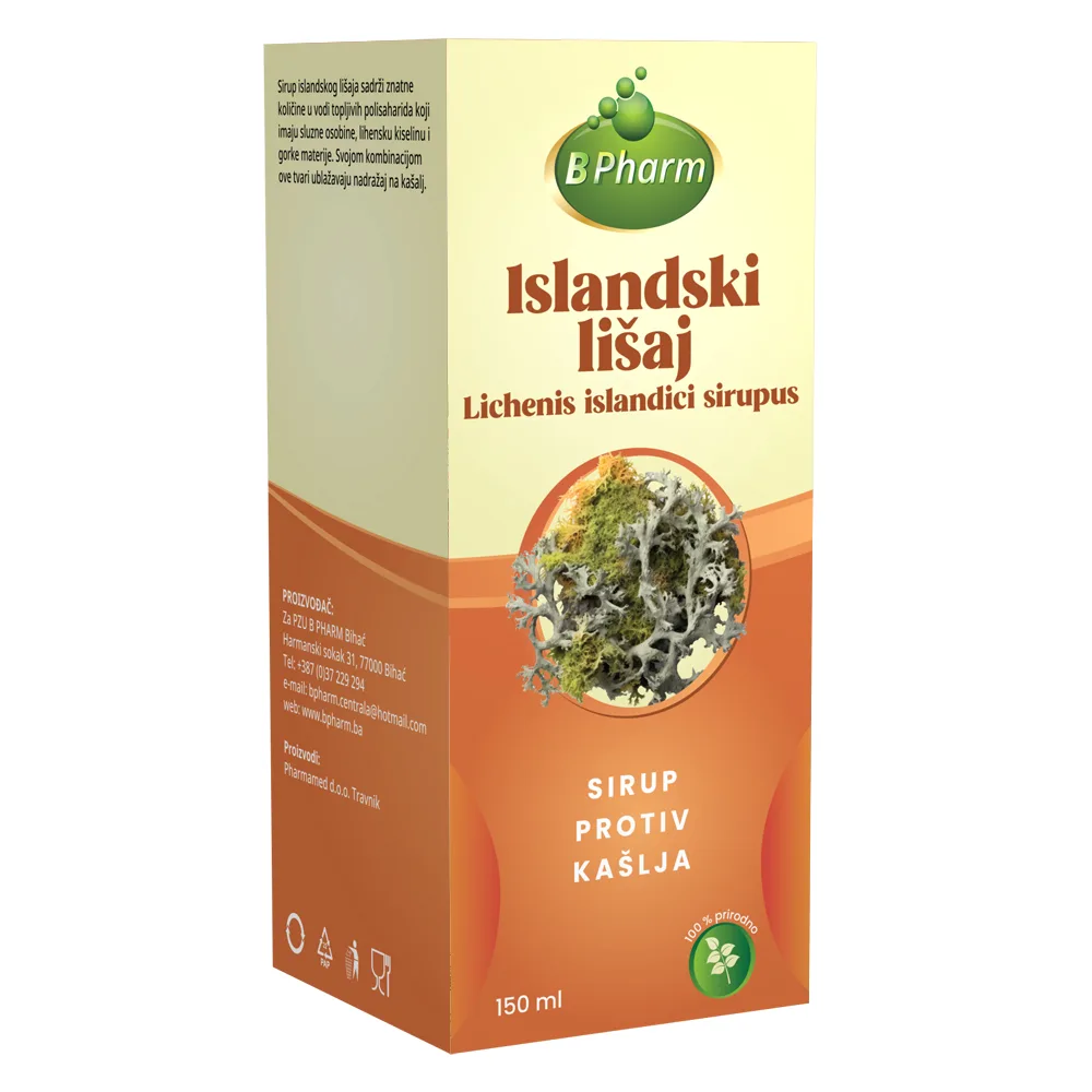 BPHARM SIRUP ISLANDSKI LIŠAJ 150 ML