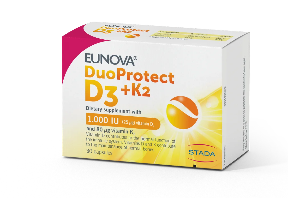 EUNOVA DUOPROTECT 1000 D3+K2 A 30