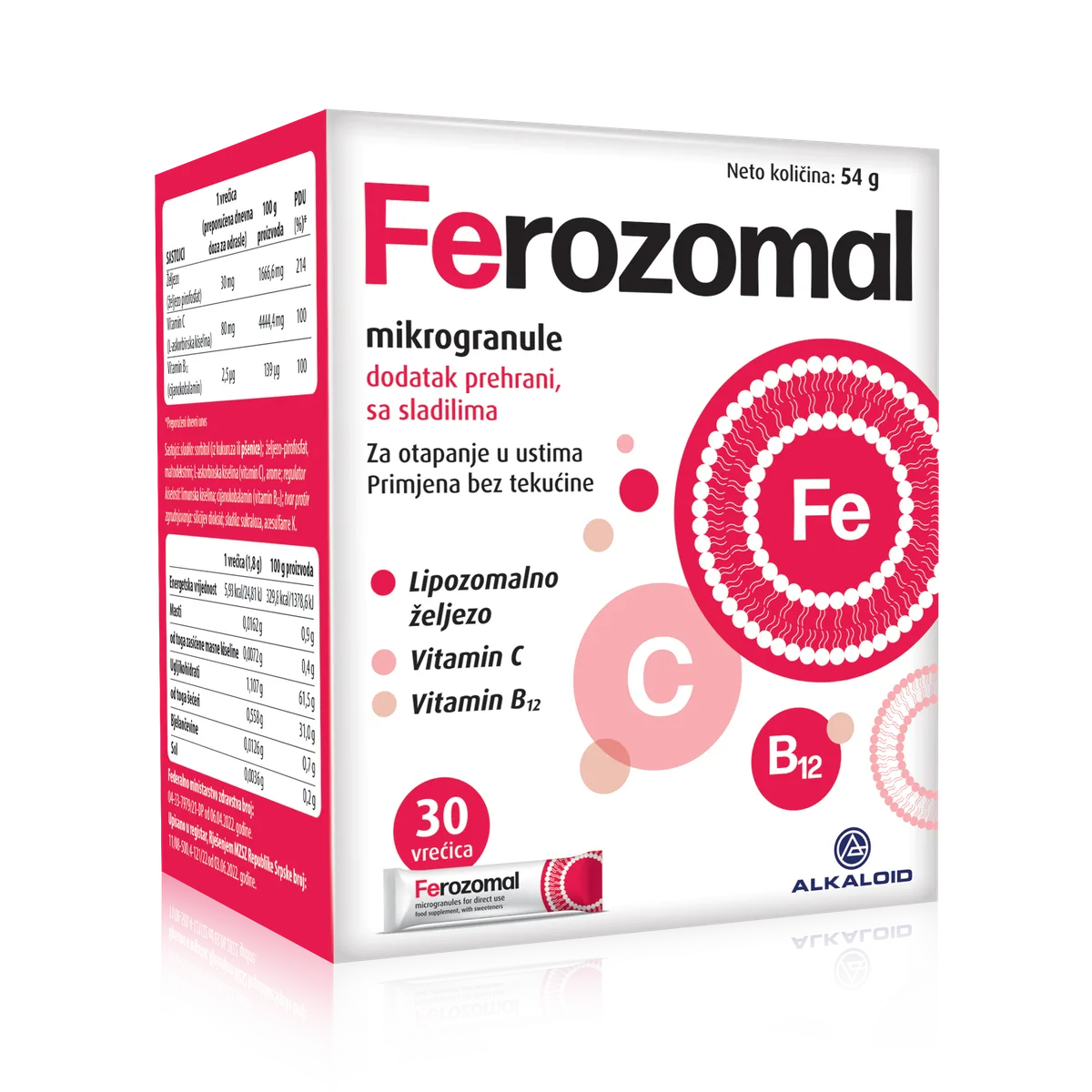 FEROZOMAL 30 KESICA