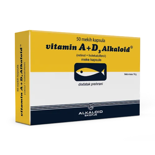 ALKALOID VITAMIN A + D3 CAPS 50