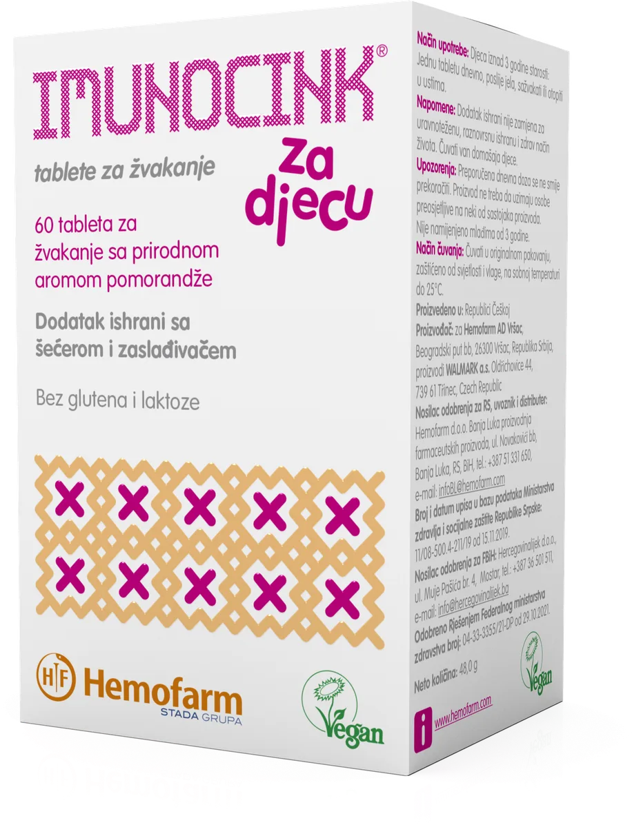 IMUNOCINK TBL. ZA DJECU A60