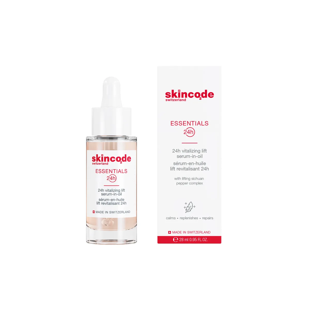 SKINCODE ESSENTIALS 24H VITALIZIRAJUĆI SERUM U ULJU 25ML