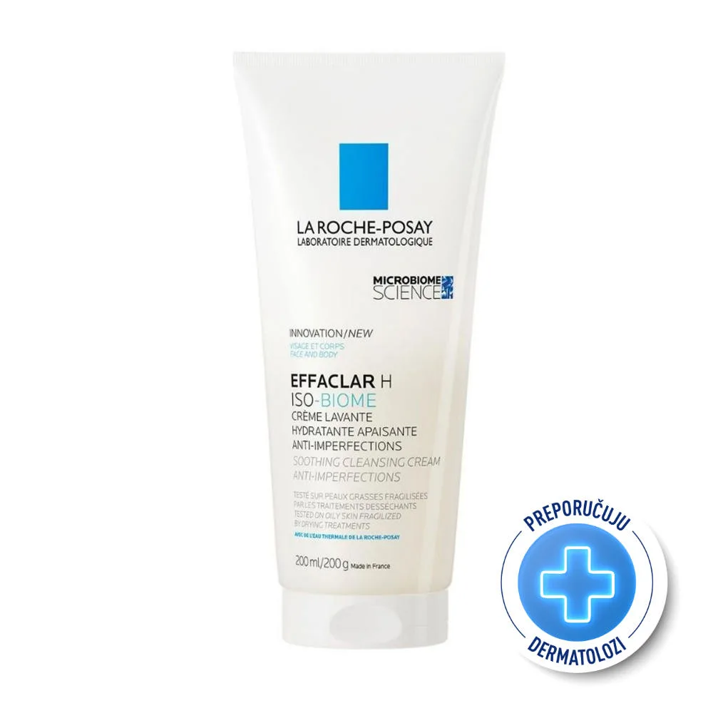 LA ROCHE-POSAY EFFACLAR H ISO-BIOME UMIRUJUĆA KREMA ZA ČIŠĆENJE 200ML 
