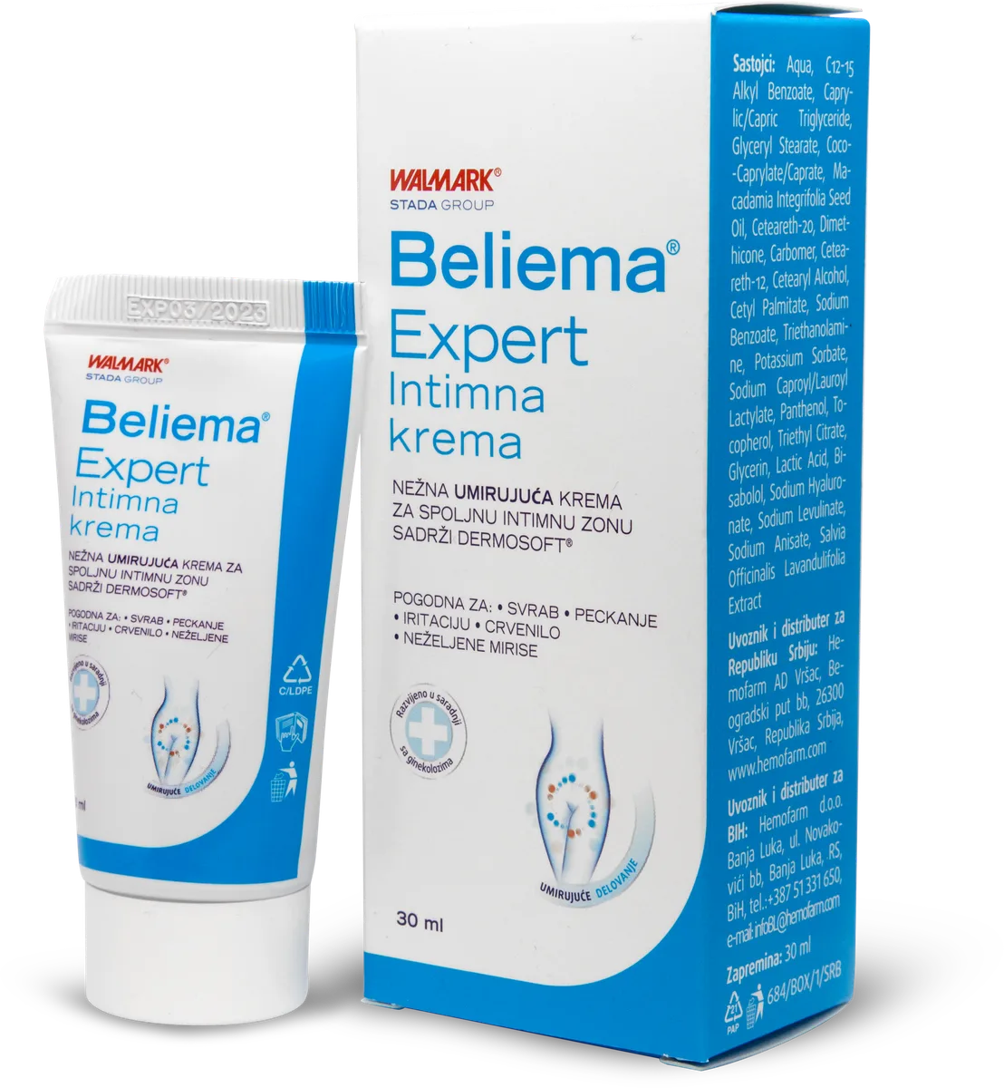 BELIEMA EXPERT INTIMNA KREMA 30ML