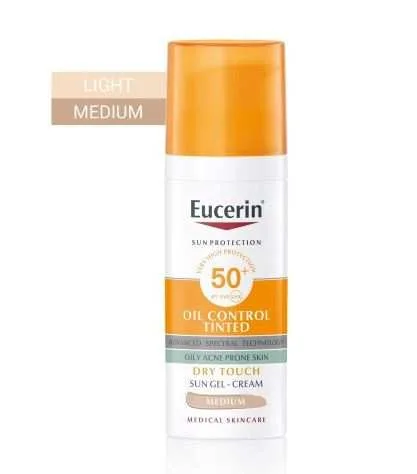 EUCERIN SUN OIL CONTROL TONIRANA KREMA SVJETLA SPF50 50ML 