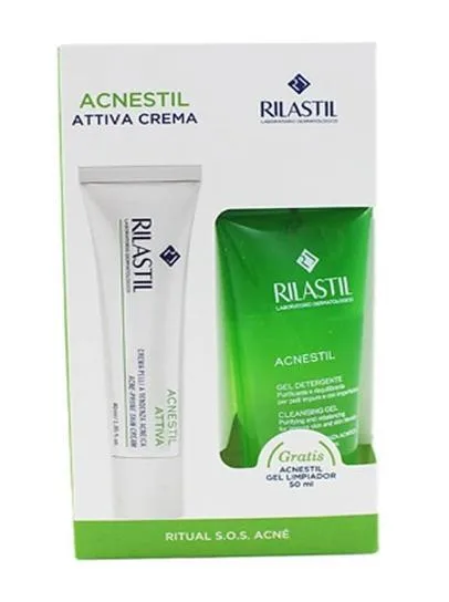 RILASTIL ACNESTIL ATTIVA KREMA 40ML + GEL ZA ČIŠĆENJE 200ML