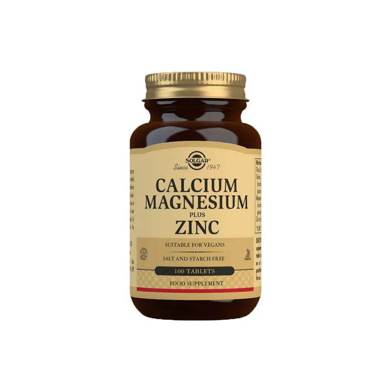 SOLGAR  KALCIJ + MAGNEZIJ + CINK TBL A100