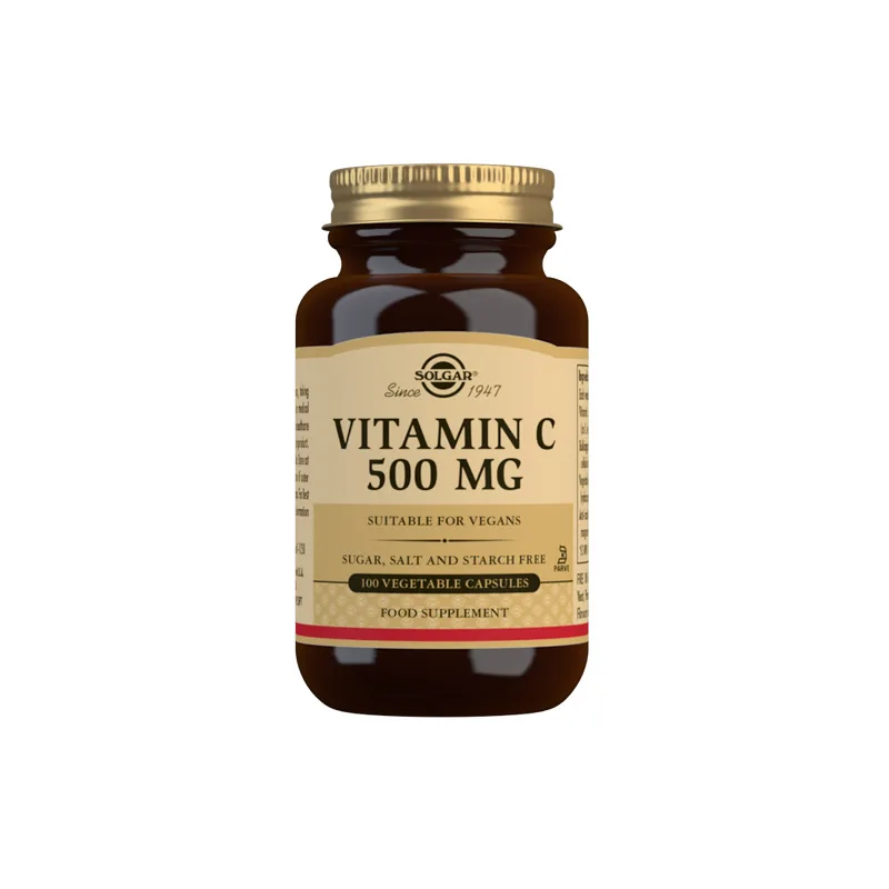 SOLGAR VITAMIN C 500MG CPS A100