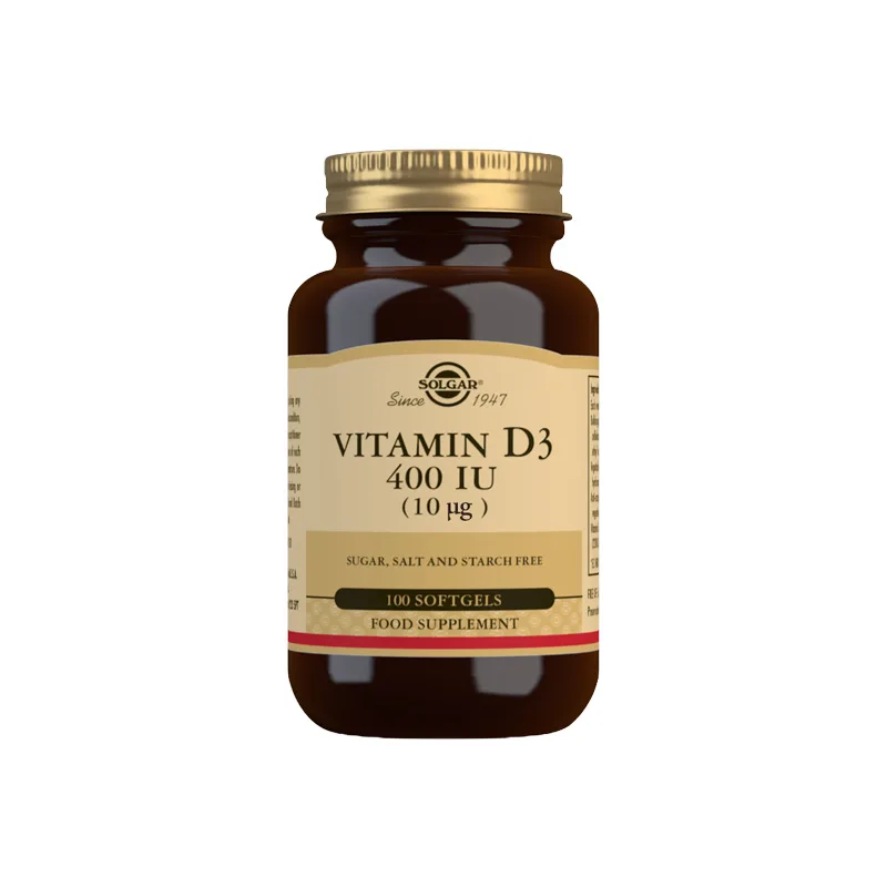 SOLGAR VITAMIN D3 400IU  CPS A100