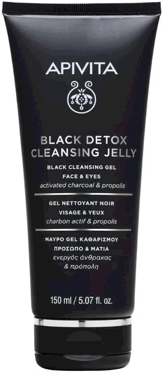 APIVITA BLACK DETOX GEL ZA ČIŠĆENJE 150 ML