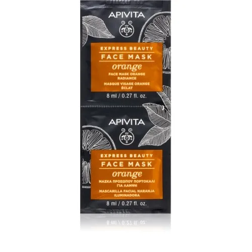 APIVITA MASKA ZA LICE NARANDŽA 2X8ML