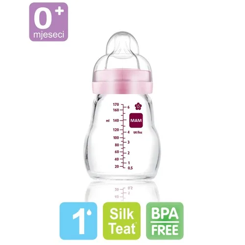 MAM BOČICA STAKLO 170ML 