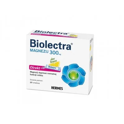 BIOLECTRA MAGNEZIJ 300 MG LIMUN A 20