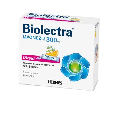 BIOLECTRA MAGNEZIJ 300MH NARANDŽA A20