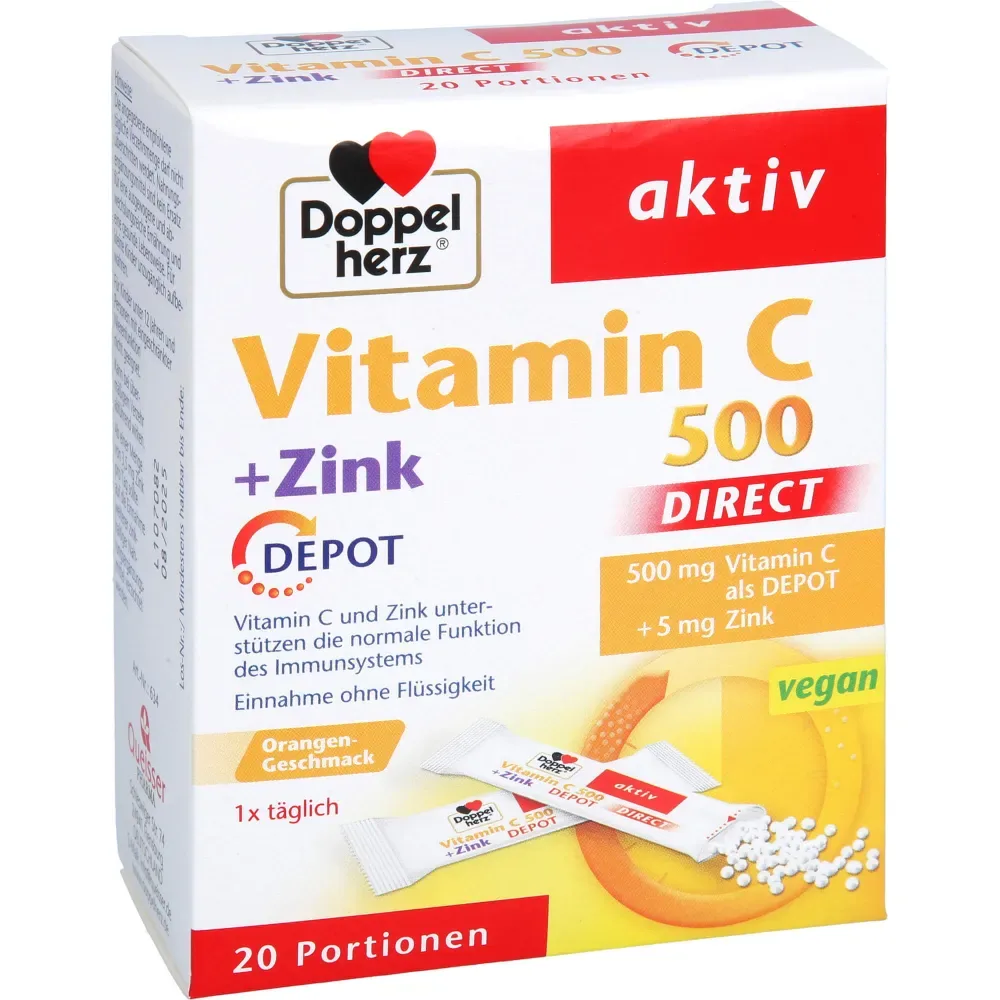 DOPPEL HERZ VITAMIN C + CINK DEPO A20